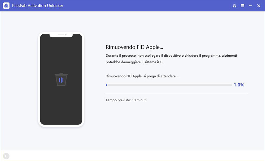 come sbloccare l'ID Apple con lo sblocco dell'attivazione passfab