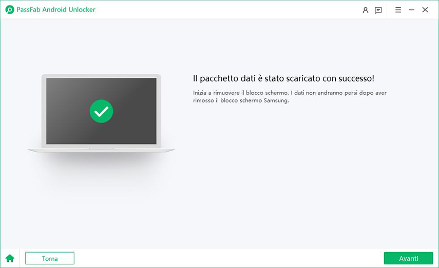 data package downloaded successfully