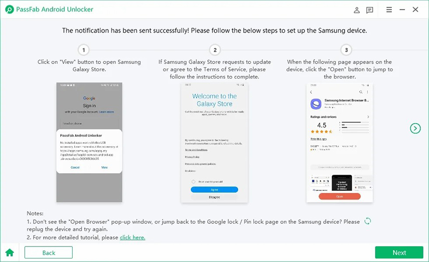 open samsung galaxy store