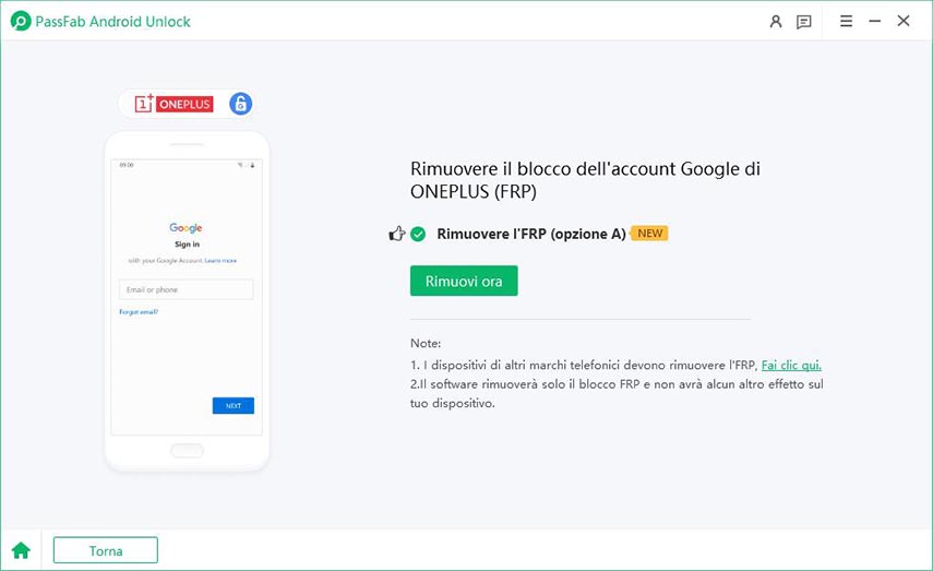 remove oneplus frp
