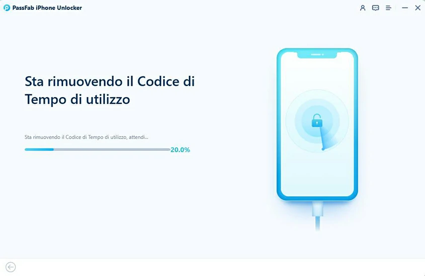 non risolve alcuna opzione per il passcode del tempo sullo schermo dimenticato