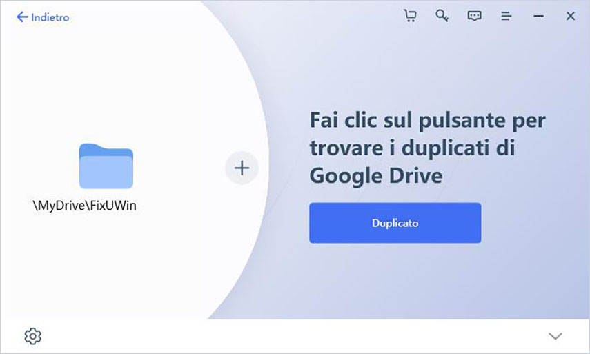 avvia la scansione di google drive