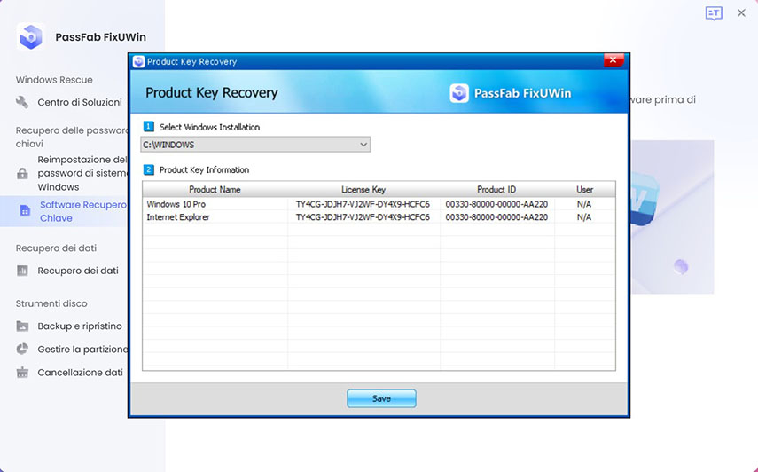 Password Windows 10 dimenticata. Seleziona modalità modifica o cambio password