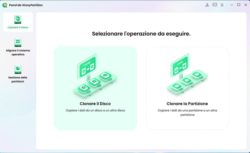 Estendi lo spazio su disco c con PassFab 4EasyPartition
