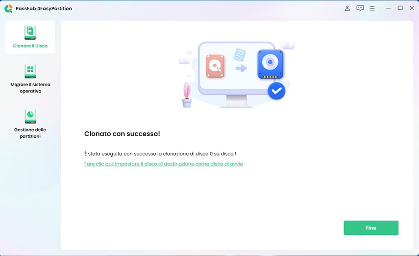 Estendi lo spazio su disco c con PassFab 4EasyPartition
