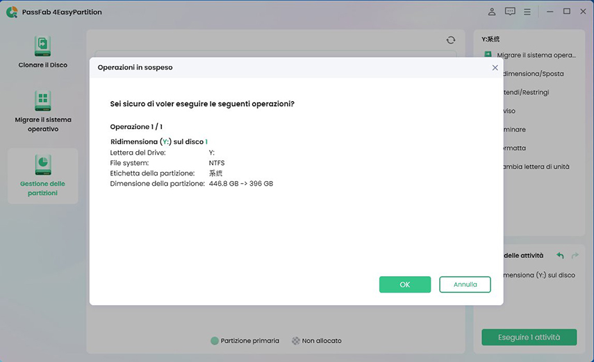 Unisci le partizioni Windows 10 senza perdere dati PassFab 4EasyPartition