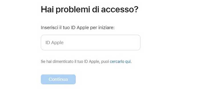Come bypassare ID Apple. Inserisci il tuo ID Apple.