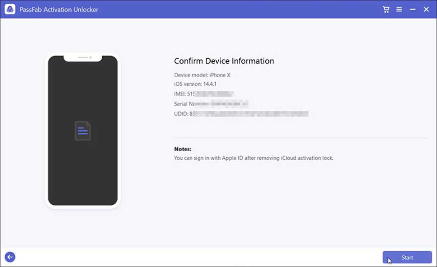Bypass iCloud con Activation Unlocker. Rimozione attivazione iCloud