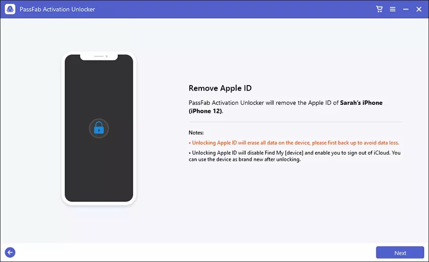 rimuovi-apple-id