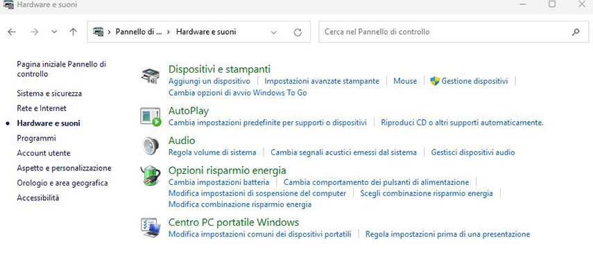 opzione risparmio energia