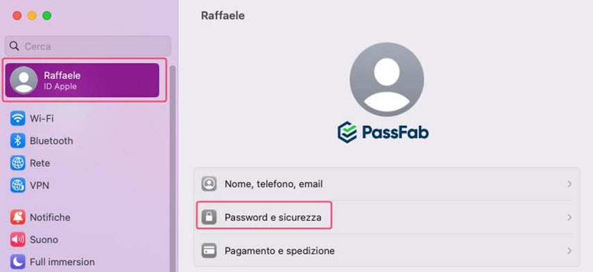 impostazione di sistema