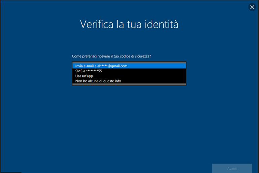 scoprire la password di un account amministratore Windows 10