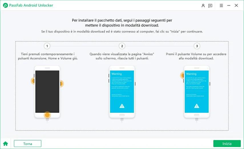 Come sbloccare un telefono con PassFab Android Unlocker