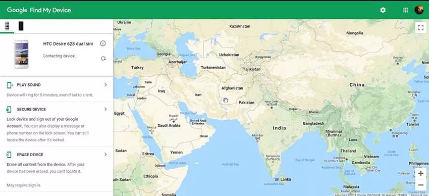 scegli un'opzione di blocco
