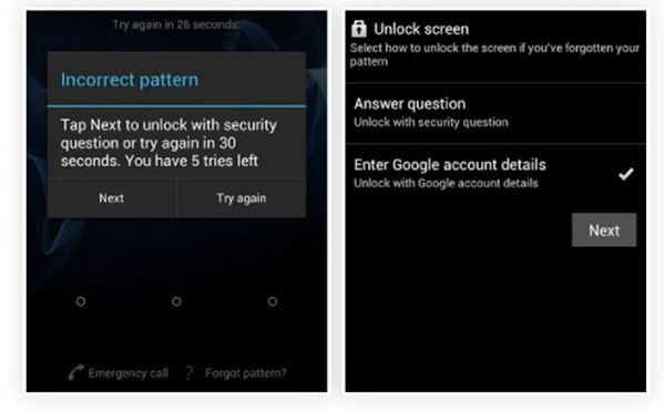 come ripristinare un telefono Android bloccato utilizzando l'account Google-1