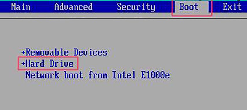 errore 1962 modificare l’avvio di Windows nel boot