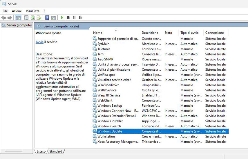cerca servizi crittografici