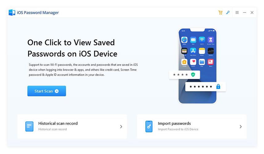 iniziare a trovare le password