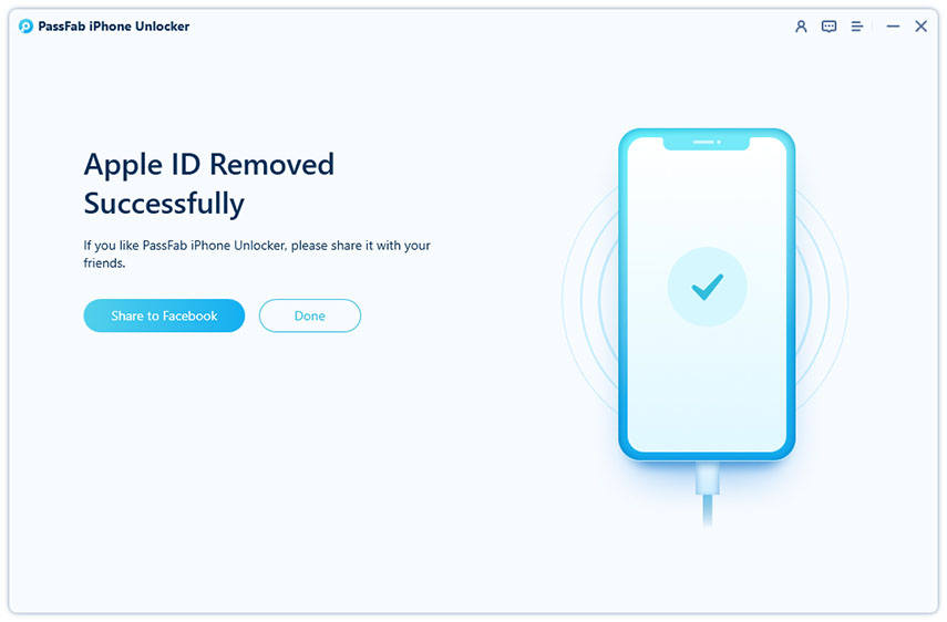 Riavvia il telefono senza codice. Apple ID rimosso con iPhone Unlocker