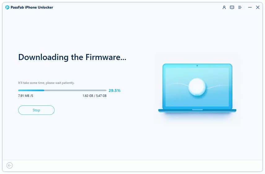 aspetta fino a completa installazione