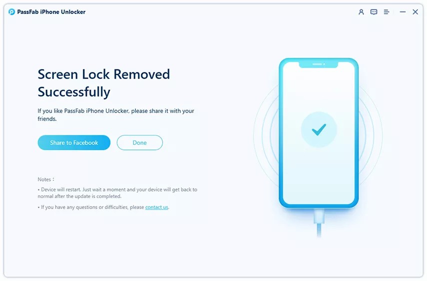 attendi la conferma della riuscita dell’operazione