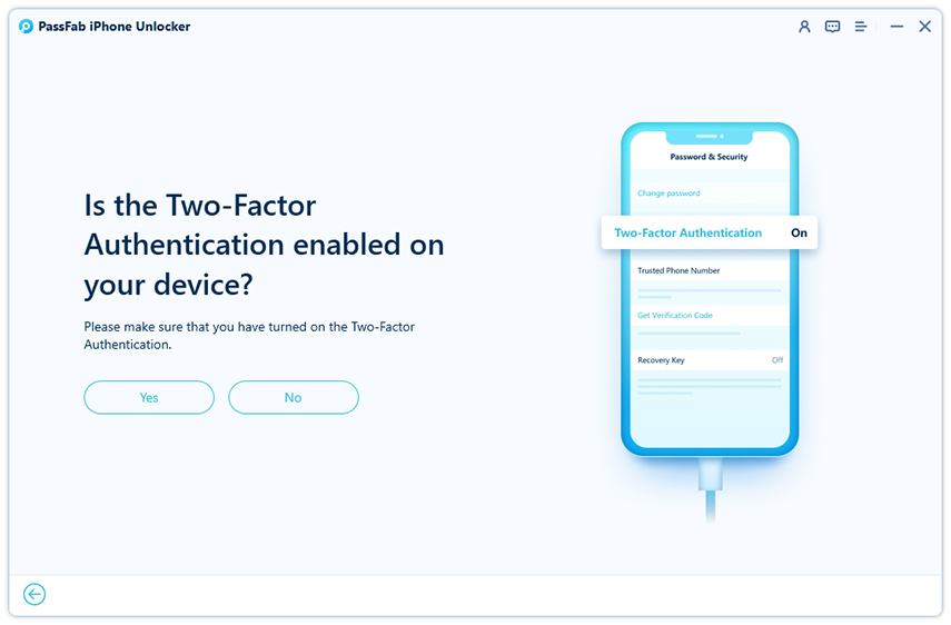Come sbloccare iPhone. Per usare iPhone Unlocker attiva 2FA