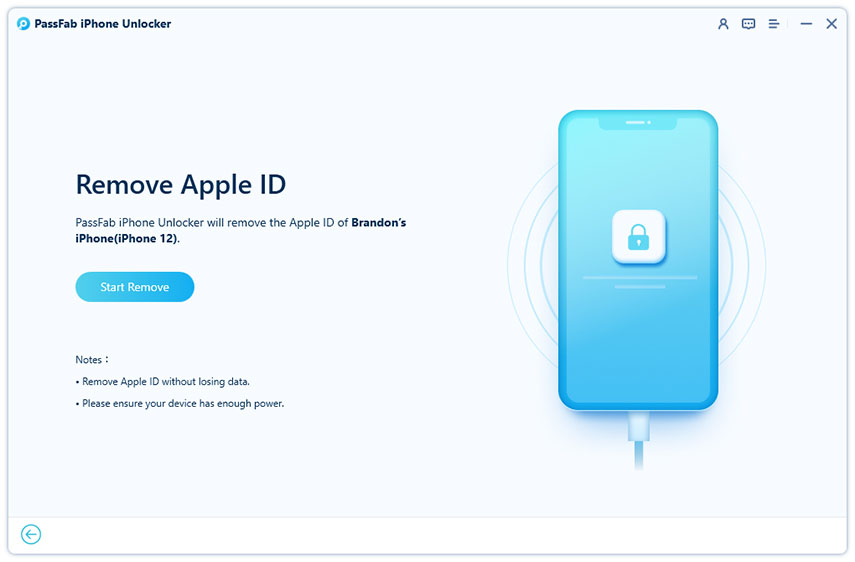 Riavvia il telefono senza codice. Elimina ID Apple. 