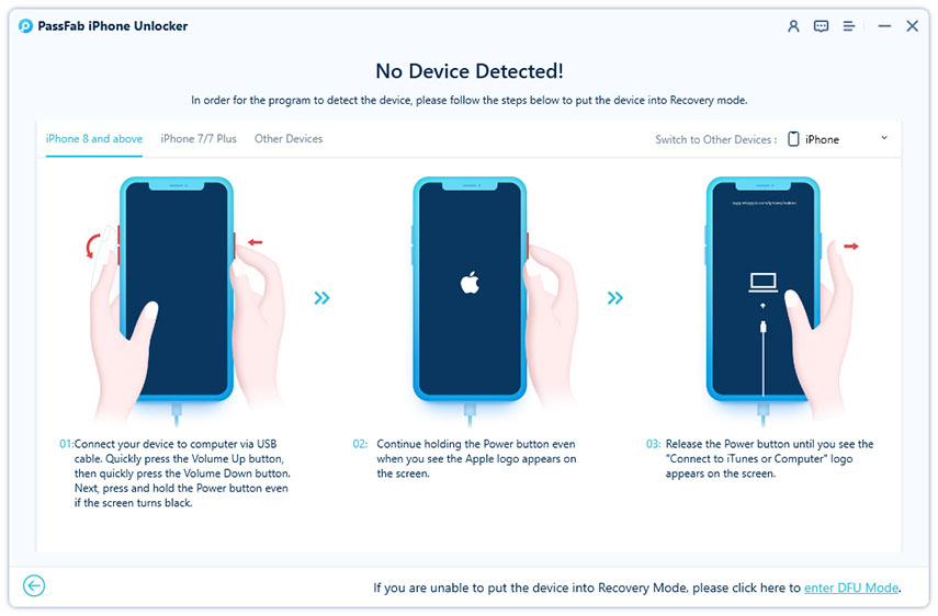 Riavvia il telefono senza codice:  modalità di Recupero.