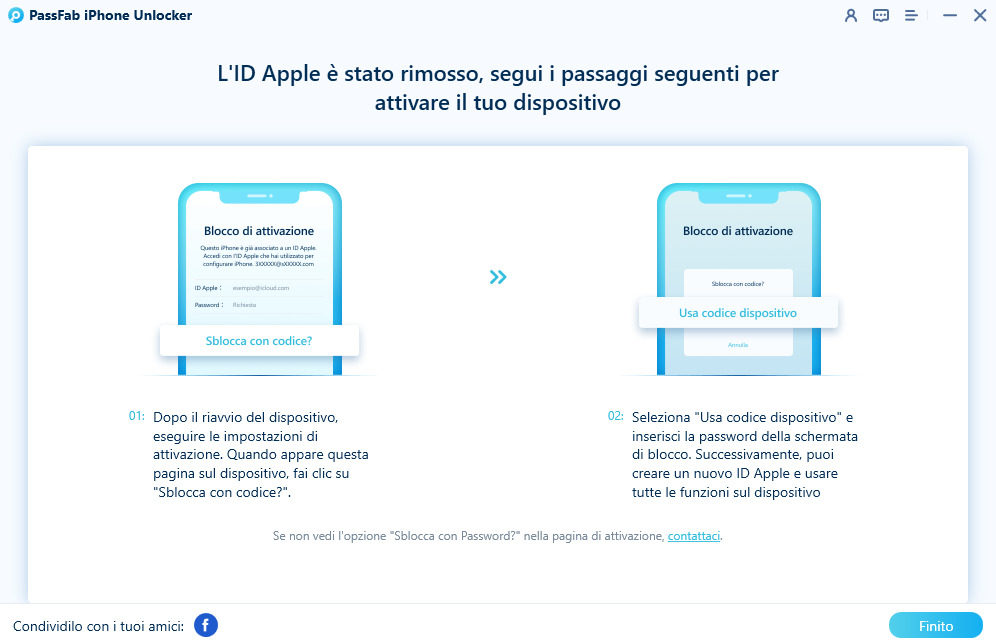 ID apple bloccato