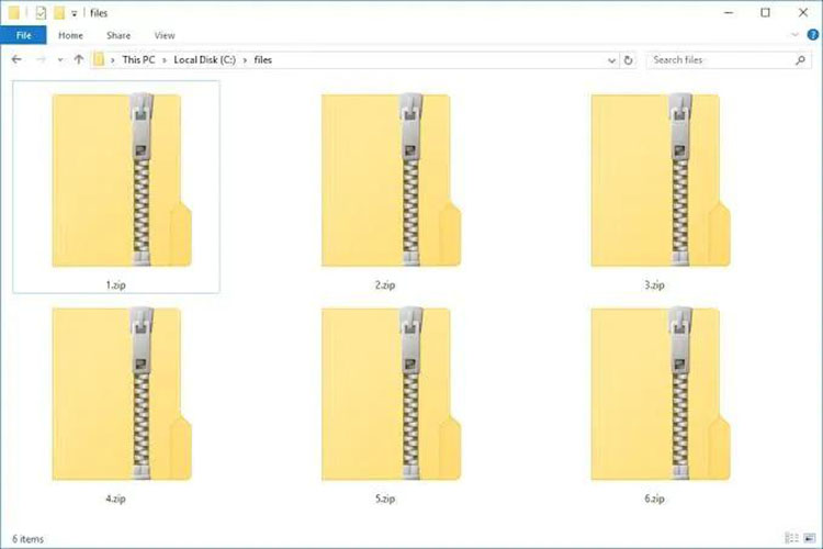 Ricordati di cambiare l’estensione del file in .Zip per poter procedere