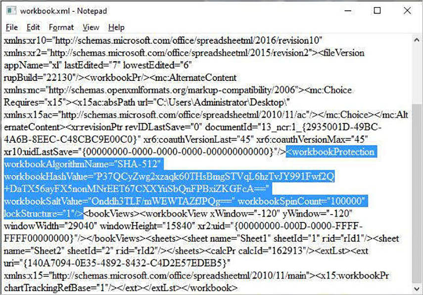 Rimuovere protezione foglio Excel con PassFab For Excel. Elimina tag come in foto