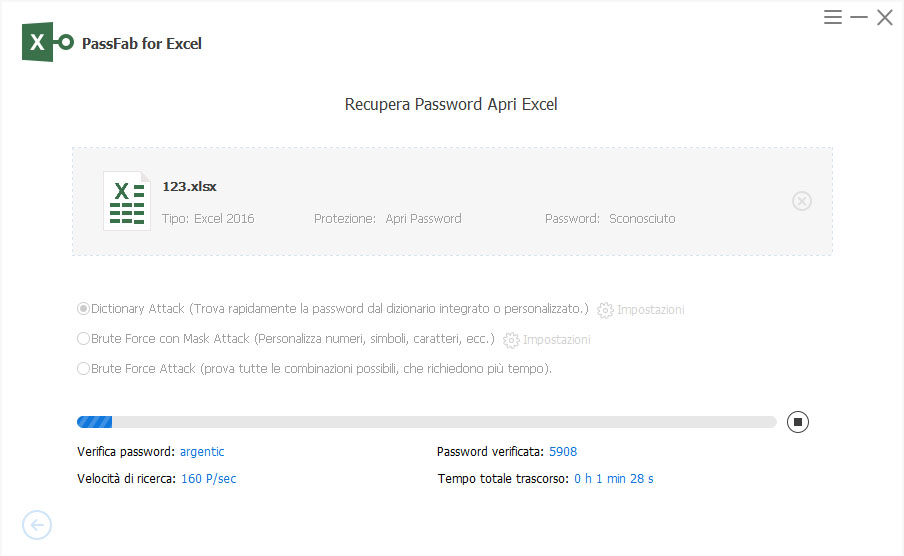 sbloccare file protetto da password excel -  recupero password di excel