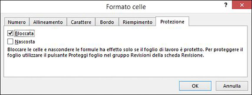 Sbloccare file Excel. Sblocca protezione celle.