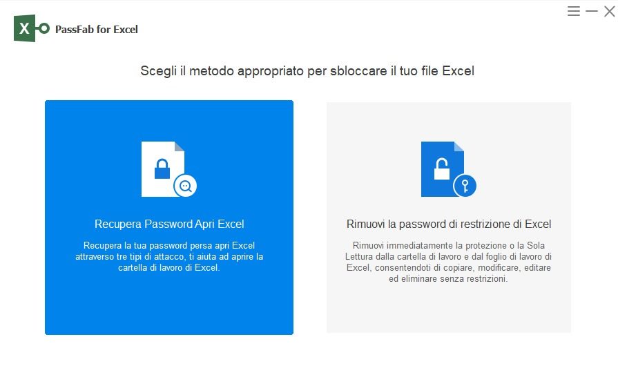 recuperare password excel