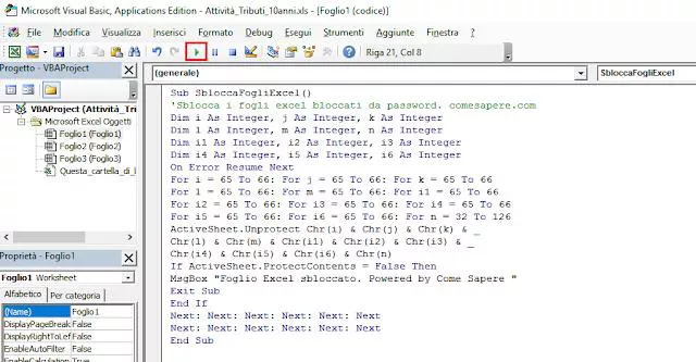 sbloccare file Excel-1