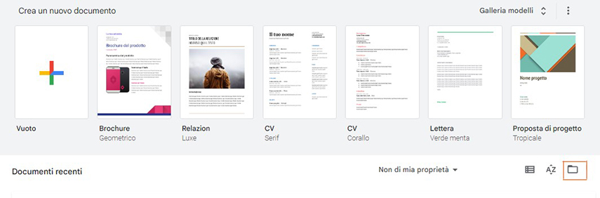 Rimuovere protezione Word. Apri documenti Google