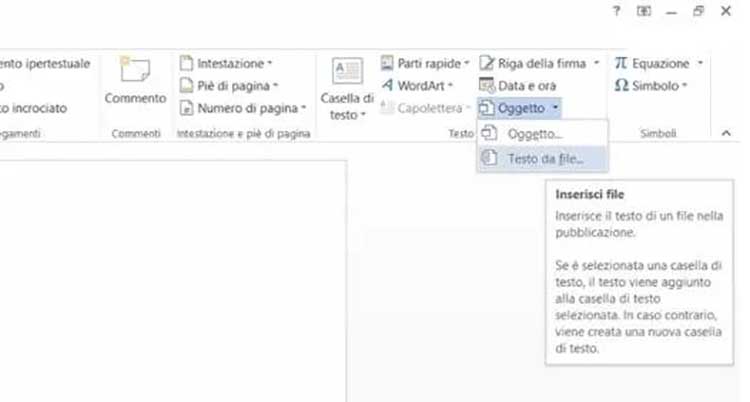 Sbloccare file word. Nuovo documento