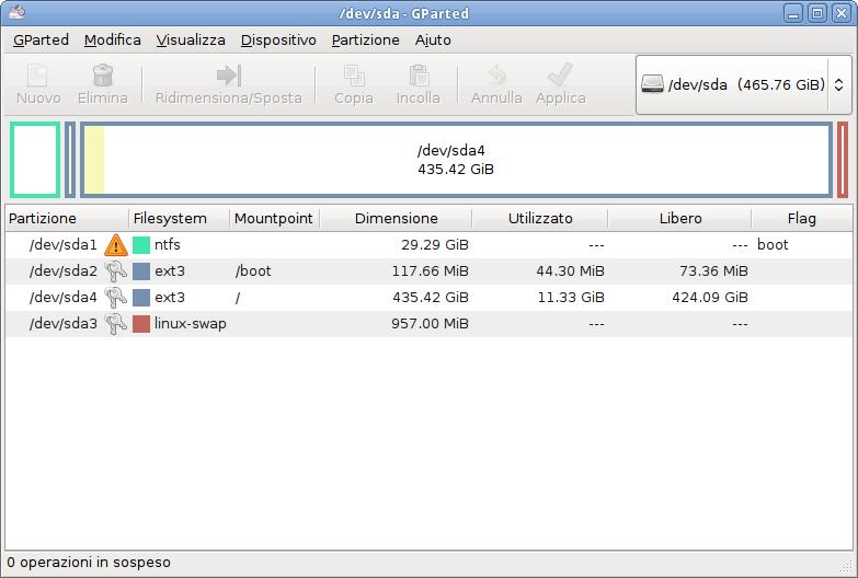 Come partizionare Hard Disk con GParted.