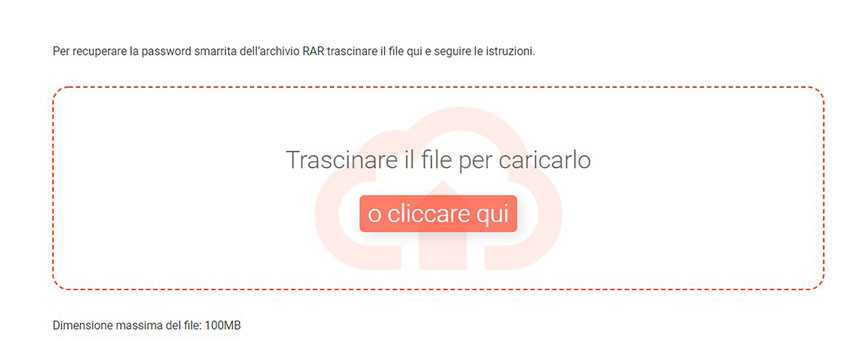 Aprire file RAR. Utilizza lostmypass